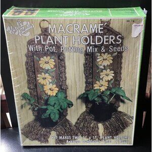 Hazel Kaboodle Kit Macrame Plant Holders Wall Hanging  Plant Holders